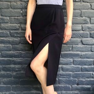 YSL vintage pencil skirt with slit